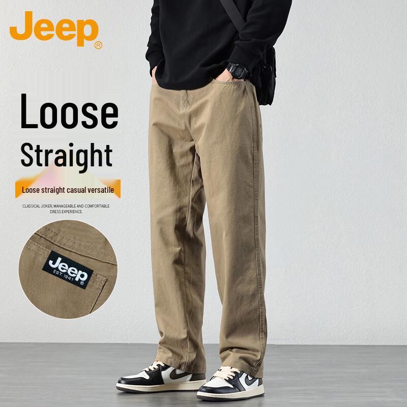 JEEP Men s Straight-Leg Casual Business Pants XL