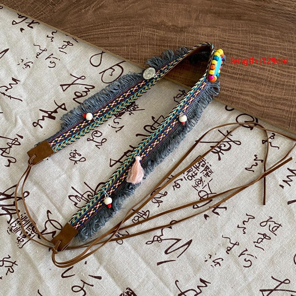 Hand Woven Body Chain Bohemian Ethnic Style Headband New Waist Chain  Summer
