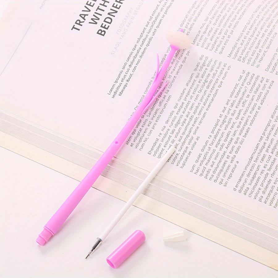Back To School Season 10pcs 0.5mm Sun-changing Flower Gel Pen Cute Learning Stationery Water-based Pen Color-changing Flower Pen When Exposed To Light