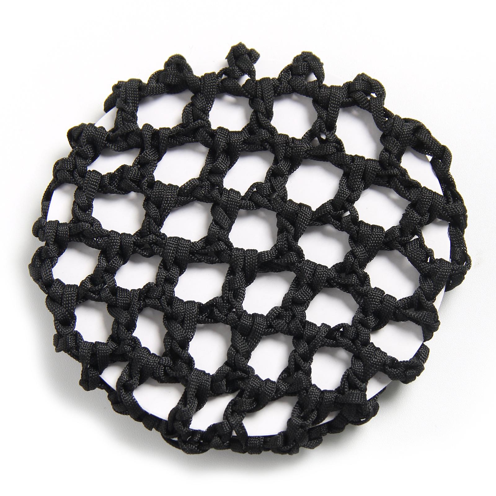 

Профессиональная плетеная сетка для волос для медсестры, стюардессы и танцовщицы - головной убор-пучок без бриллиантов