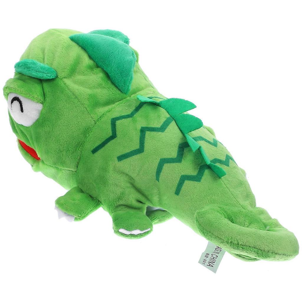 Funny Lizard Hand Puppet Plush Reptile Animal Hand Puppet Toy Toddler Kids Gift