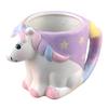 Large Capacity Drinking Cup with Ergonomic Handle Enchanting Ceramic Unicorns Coffee Mug For Daily Use