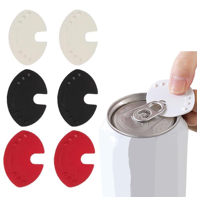 6 Pezzi Apriscatole Colorato Sigillante Facile Anti Polvere Apriscatole in Plastica Tappo Protettivo per Lattine di Bevande Soda Birra Cola Accessori da Cucina