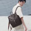 Leather Retro Women's Backpack Korean Men's Backpack Fashion Backpack Crossbody Bag Handbag Casual School Bag