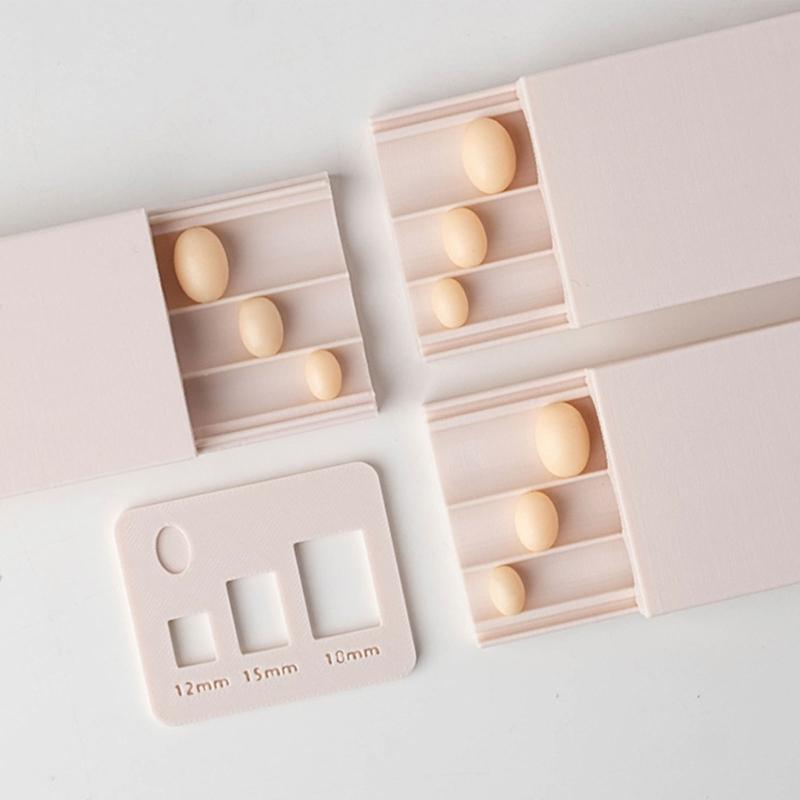 Polymer Clay Shaping Mold for Jewelry Making, Oval Raised Texture Tool with Guide Plate and PLA Three Channel Body, 2 Set Craft Kit