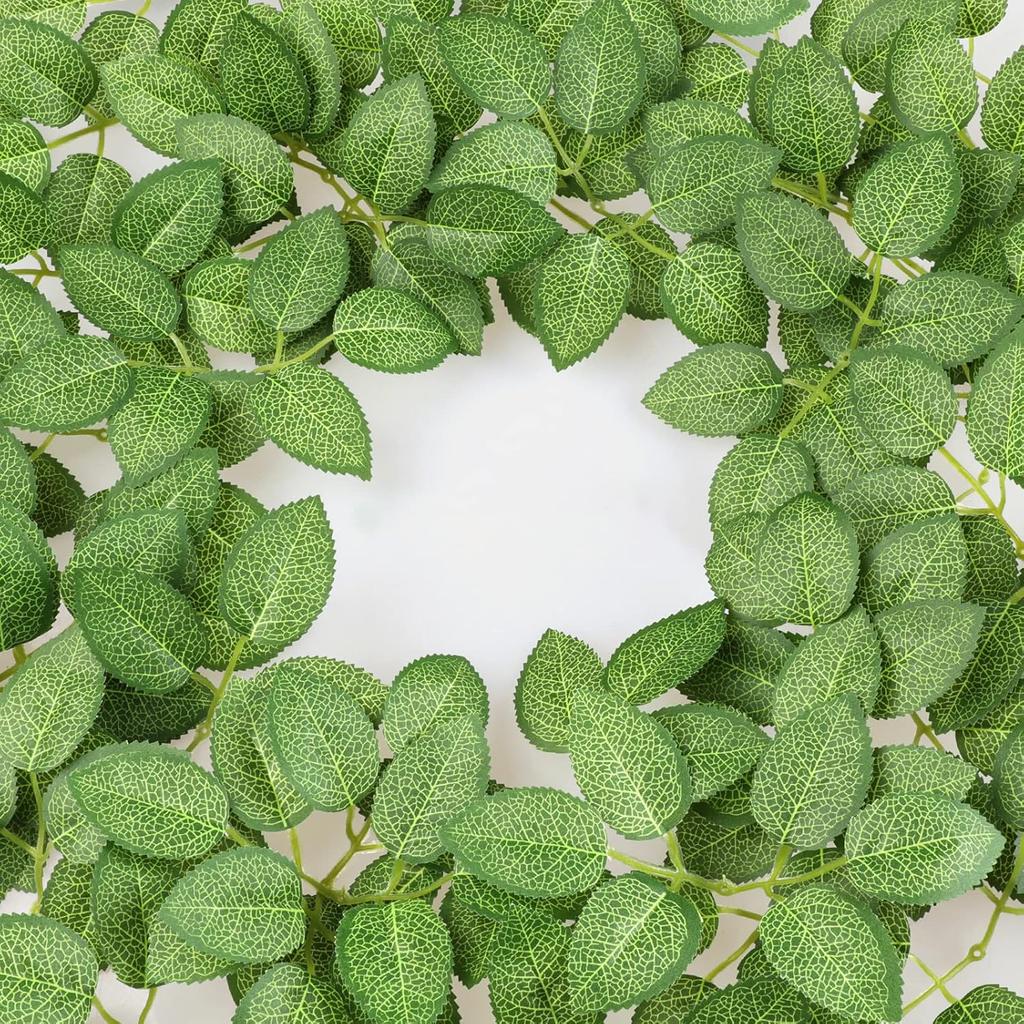 50/100pcs Artificial Plant Pieces Silk Rose Leave Fake Valentine's Wedding Wreath Festival Decora Home Diy Handwork Flowers prop