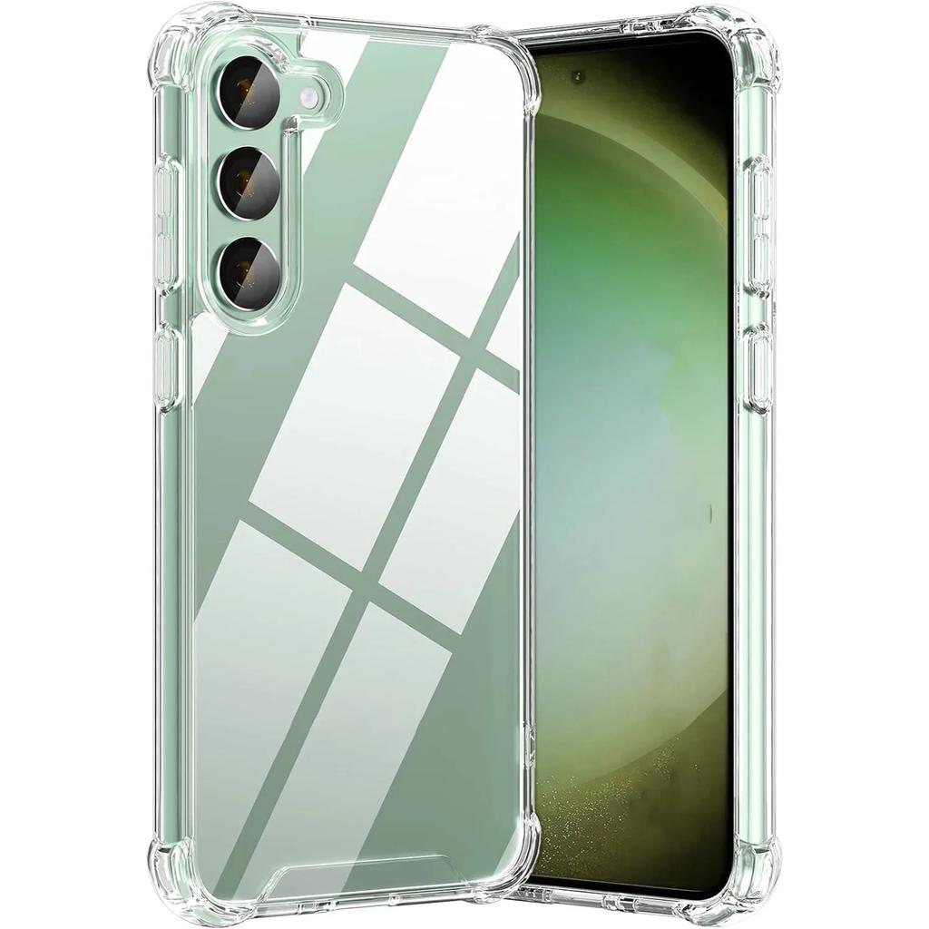Transparent Shockproof Soft Case For Samsung Galaxy S10 S10E S20 S21 S22 S23 FE S24 Plus S25 Ultra Note 8 9 10 20 Clear TPI Case