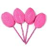 40Pcs Nylon Artificial Silk Rose Leaves Single Leaf Wired Stem Artificial Green Leaves DIY Crafts Floral Decoration Leaf
