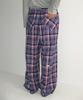 RONRON Back Heart Pocket Check Pants Purple