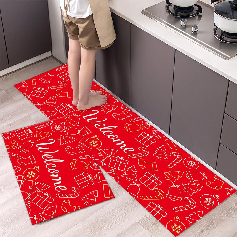 Kitchen Floor Mat Simple Home Carpet Entrance Mat Long Bedside Carpet