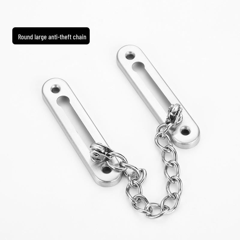 Stainless Steel No-Drill Anti-Theft Hotel Door Chain Lock