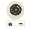 [Premium Polisher] Premium 1pc Fabric Polishing Wheel | White and Black Pads for Jewelry, Mirrors, and Power Tools, No Electricity Needed