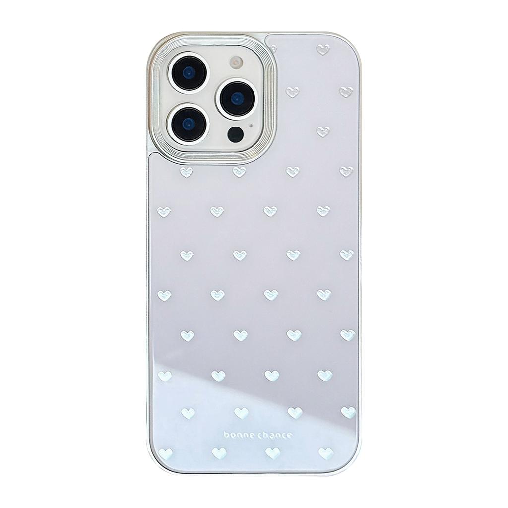 Gilded Ins Love for Apple 16 Mobile Phone Case 17pro Max for IPhone 14 Anti-fall 11 Glass 13 Hard Case