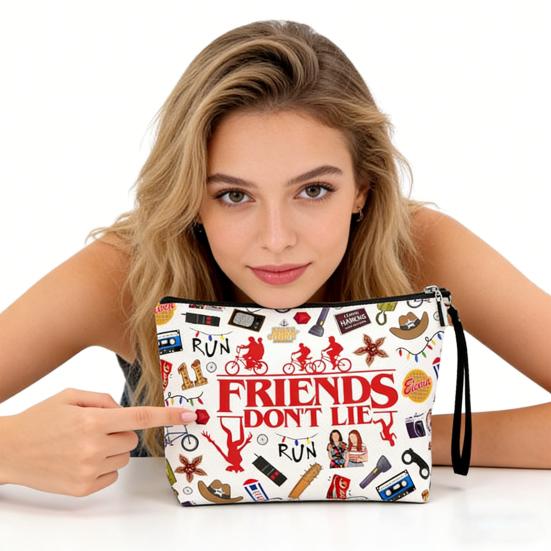 Vriendschap Make-up Tas Cadeaus Inspirerende Quote Make-up Pouch Vrouwen Make-up Organizer Etui Vriendschapscadeau voor BFF Zus Beste Vriendin