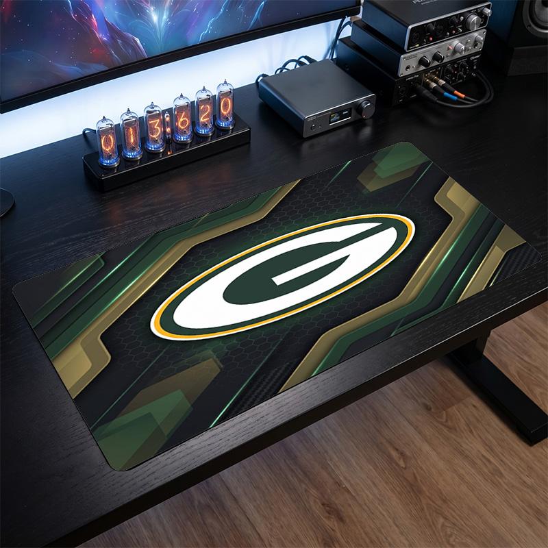 Tappetino per mouse con motivo Green Bay Packers Anti?Tappetino Antiscivolo in Gomma per Scrivania per Gaming Lavoro Decorazione Desktop