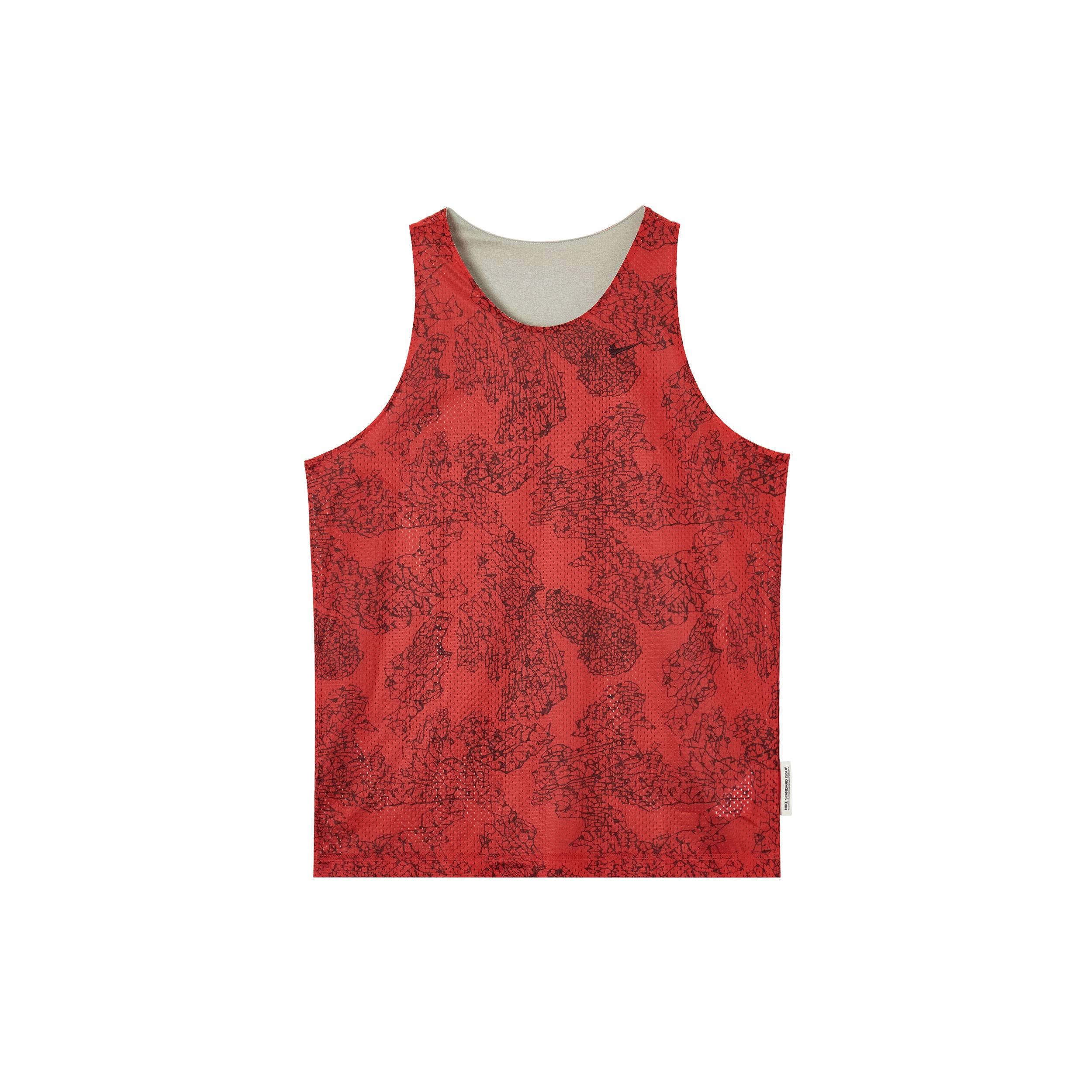 Nike Dri-FIT Standard Issue Reversible Jersey  Red Grey  Men s FB7056-657 L