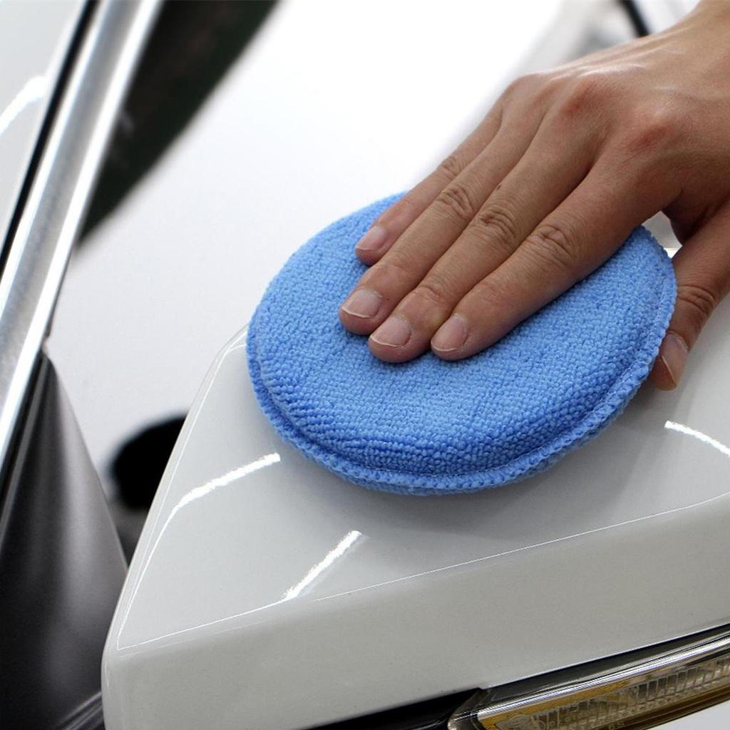 Car Wash Sponge Auto Cleaning Applicator 5 Inch Soft Portable Sponge For Car Paint Correction Home Door Window Cleaning RV Truck