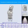 0.6 0.8 1.0 1.2 1.5 2.0Mm Hole Stainless Steel Nozzle Adjustable Steam Volume For Fog Cannon Machine 1/8' 1/4' 3/8' 1/2'