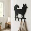 Key Hook Rack Decorative with Hooks Space-Saving for Kitchen, Bathroom