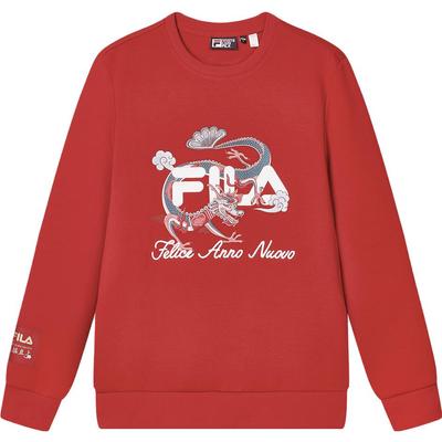 Fila Da Da Long Series Pull Sweat-shirt Décontracté Unisexe F11M419215F-PK