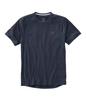 Quick Dry Trail Tee Short Sleeve US Fit Regular Size S Carbon Navy Blue 1000031079 Men's T-Shirt L.L.Bean