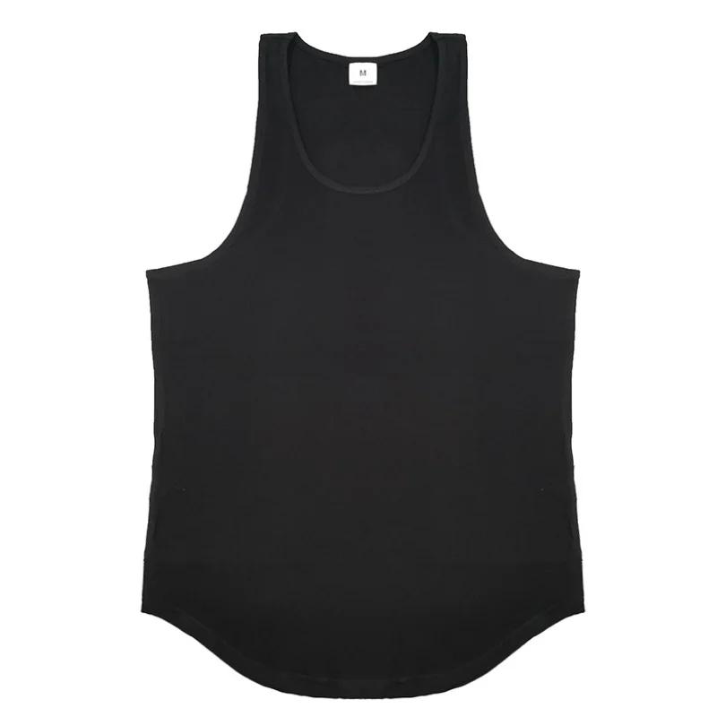 Muscleguys Summer Mens Running Vests Cotton Gym Sleeveless Shirt Fitness Tank Top Bodybuilding Stringer Clothing Workout Muscle Tanktop