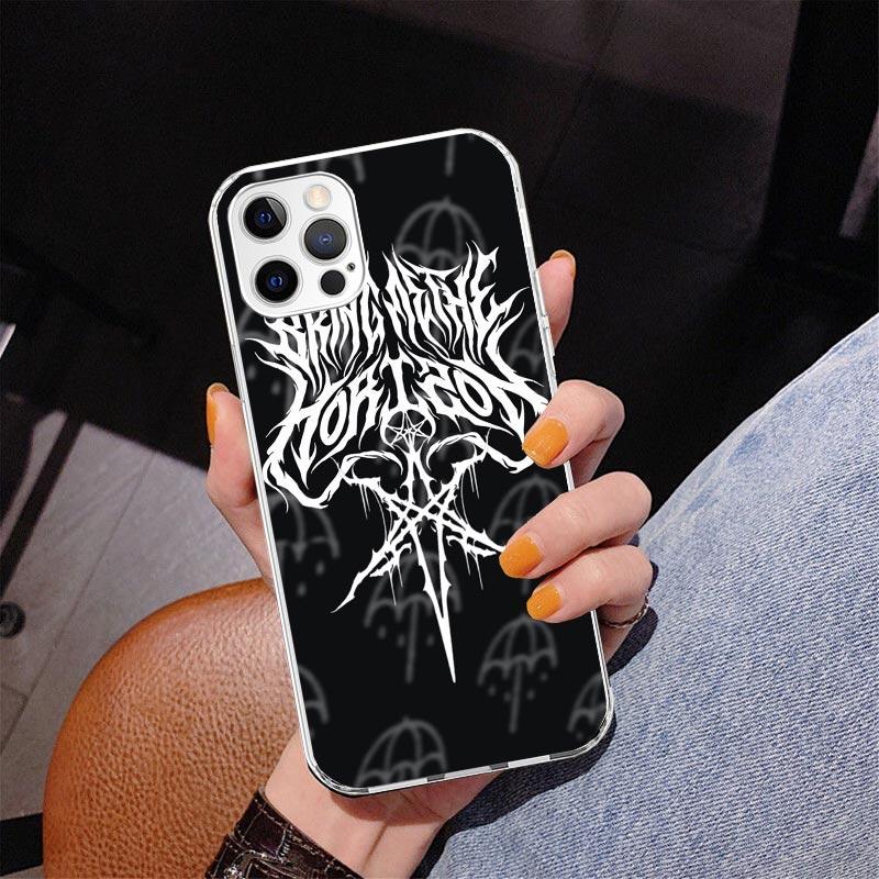 BMTH B-Brings Me The HorizonS Phone Case For iPhone 17 Air 16 Pro Max 16E 15 + 14 Plus 11 12 13 Mini 7 8 SE Gift Print Cover Fun