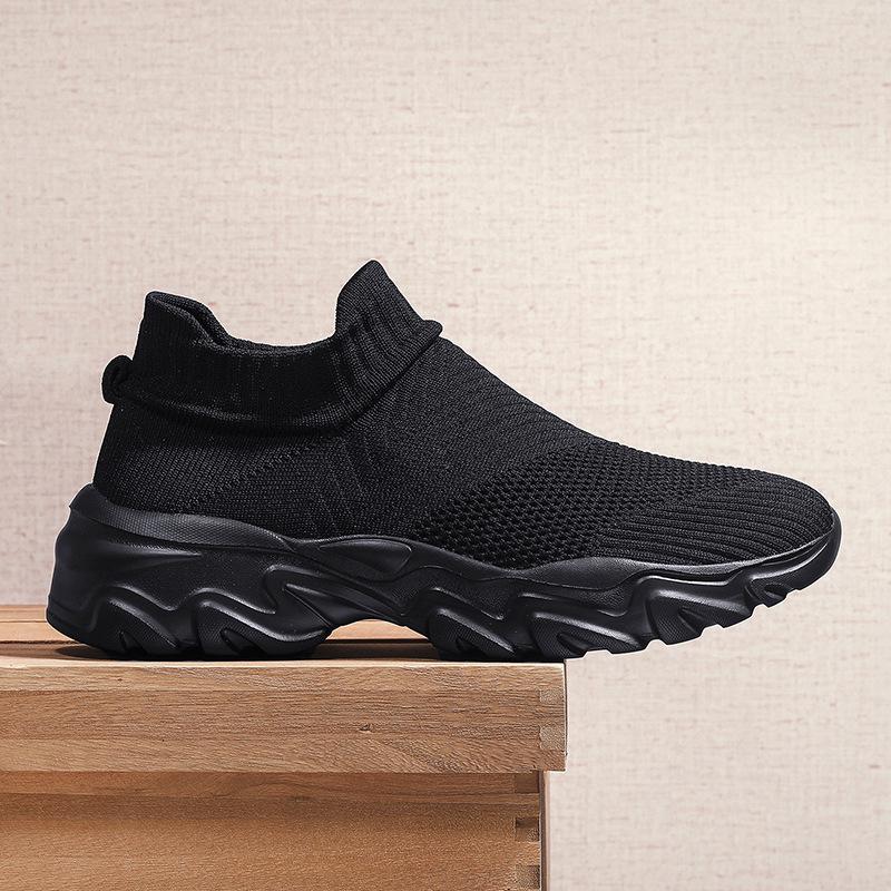 Мужская дышащая нескользящая амортизирующая мягкая подошва повседневная обувь 37