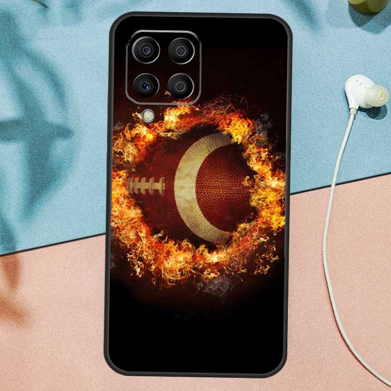 

American Football Sport Case For Samsung Galaxy M54 M14 M34 M13 M53 M56 M52 M32 M16 M11 M21 M31 M35 M12 M15 M36 M55 Samsung M33