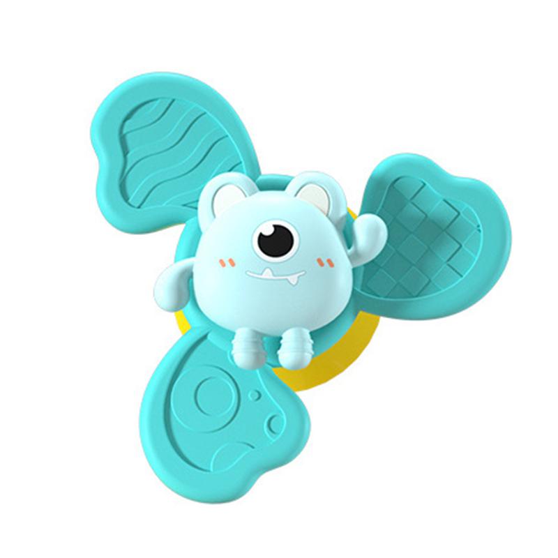 Non-Toxic Montessori Baby Bath Toys Children Bathing Sucker Spinner Suction Cup Toy For Kids Funny Child Rattles Teether Toddler Gifts