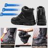 Europäische & Amerikanische High-Top Stahlkappen-Arbeitsstiefel - Leicht, Bequem, Atmungsaktiv, Rutschfest, Durchstichfest, Abriebfest Sicherheitsschuhe