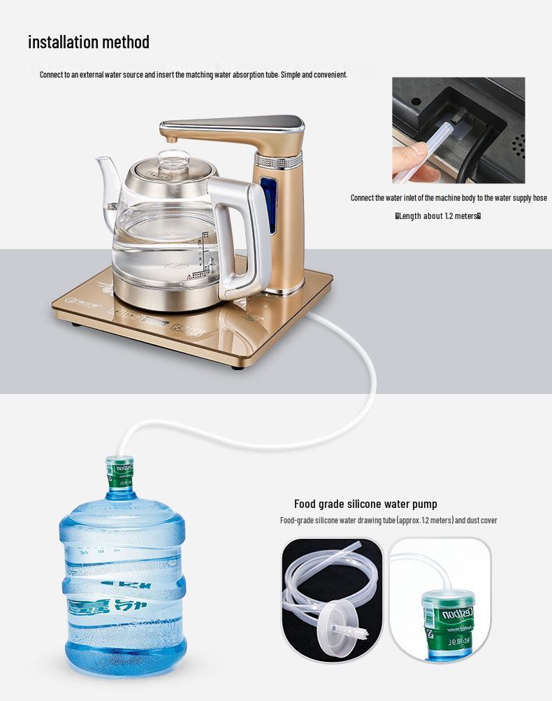 All-in-One Electric Desktop Water Pump & Kettle for Boiling, Dispensing & Tea Making