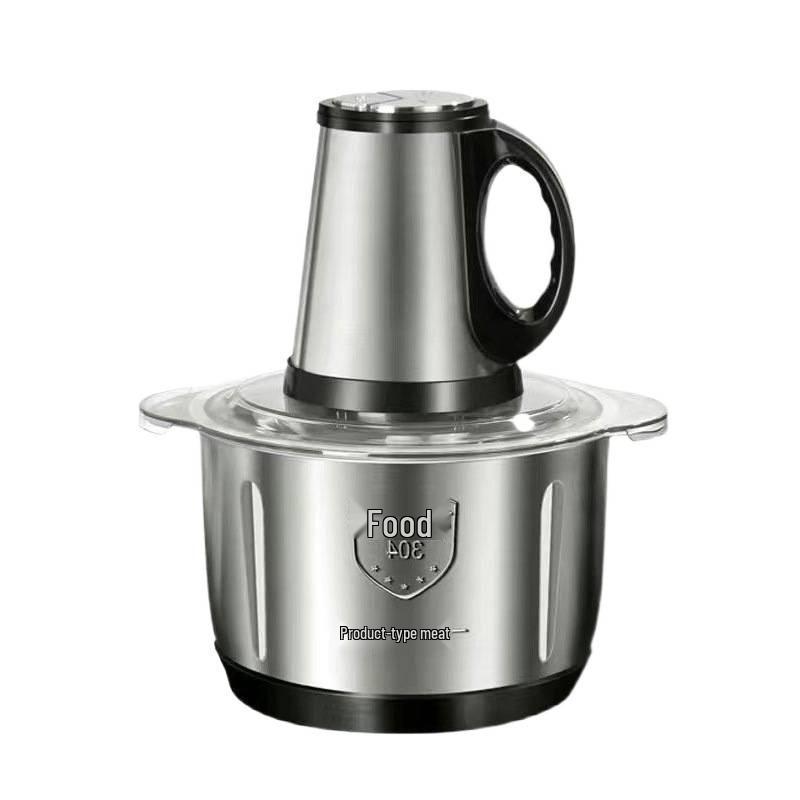 Electric Meat Grinder & Dough Mixer - Multifunctional Household Food Processor for Dumpling Stuffing & Pepper Grinding