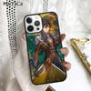 Zhongli Genshin Impact Coque de téléphone pour iPhone 17 Air 16 16e 15 plus 11 12 13 14 pro max coque