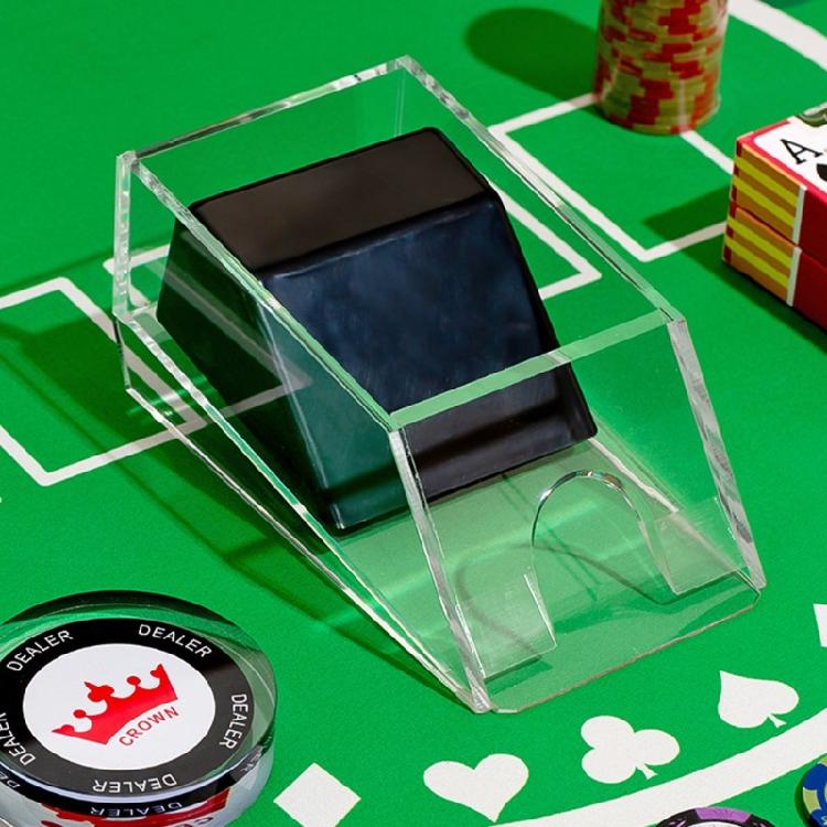Blackjacks Shoe and Discard Tray Clear Blackjacks Shoe Discard Tray Acrylic Dispenser Discard Holder Trays