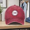 1pc Vintage 1776 Slogan Washed Baseball Cap Classic Casual Unisex Allseason Dad Hat Adjustable Size Suitable For Outdoor Spo