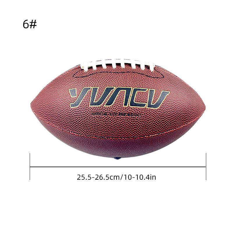 1pc Standard American Football For Youth And Adult Outdoor Sports Game Competition Training , Rugby Size 9 , 6 , 3
