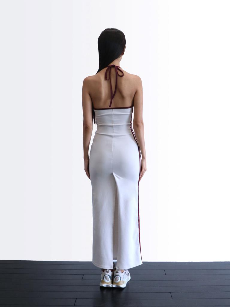 Sio Halter Neck Long Dress [Ivory]