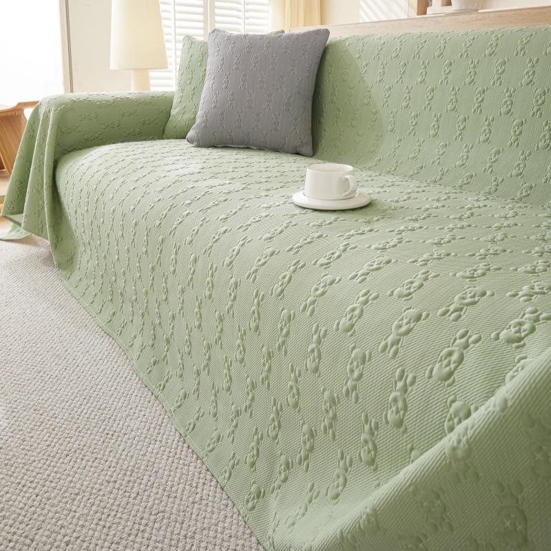 

Салфетка для дивана Summer Cool Ice Little Bear, полное покрытие, чехол для дивана в гостиную, цельный чехол для дивана 180x130cm