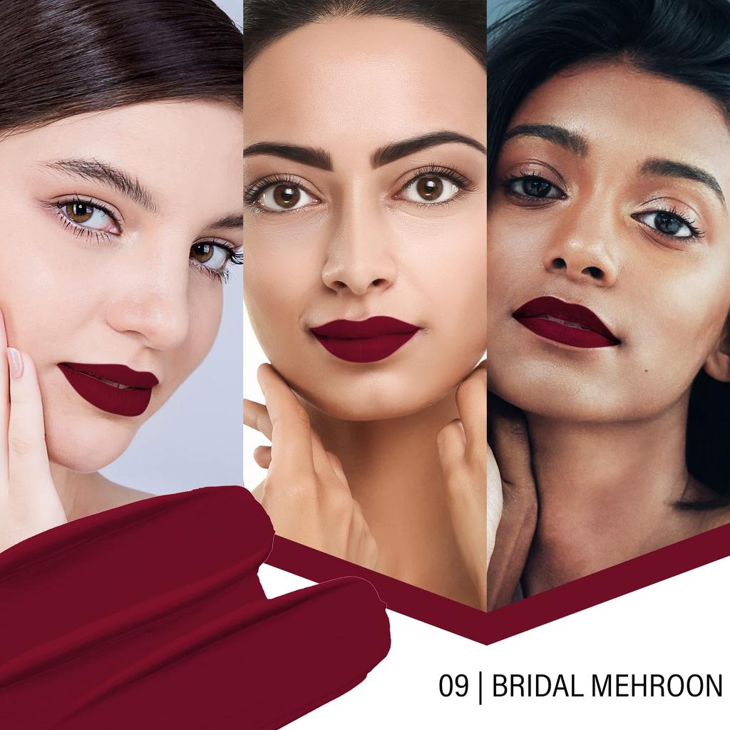 Colors Queen Color Stay Matte Lipstick | Highly Pigmented Ultra Matte Long Lasting Lipstick | One Stroke Application, Hydrating & Weightless Formula