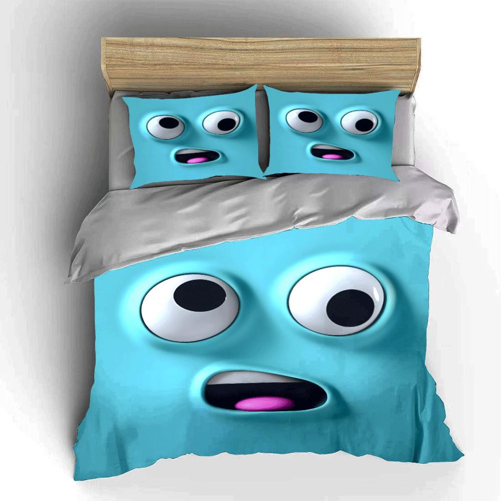Three-Piece Colorful Decorative Set Exquisite Three-Piece Bedding Set Gift For Kids And Adults