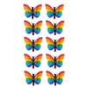 10Pcs/Set Portable Butterfly Hair Clip 3D Butterfly Hair Accessory  Dance Event