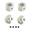 4 5mm To 12mm Wheel Adapter Adaptor for Per 1/16 Scale RC Crawler Truck Trucks