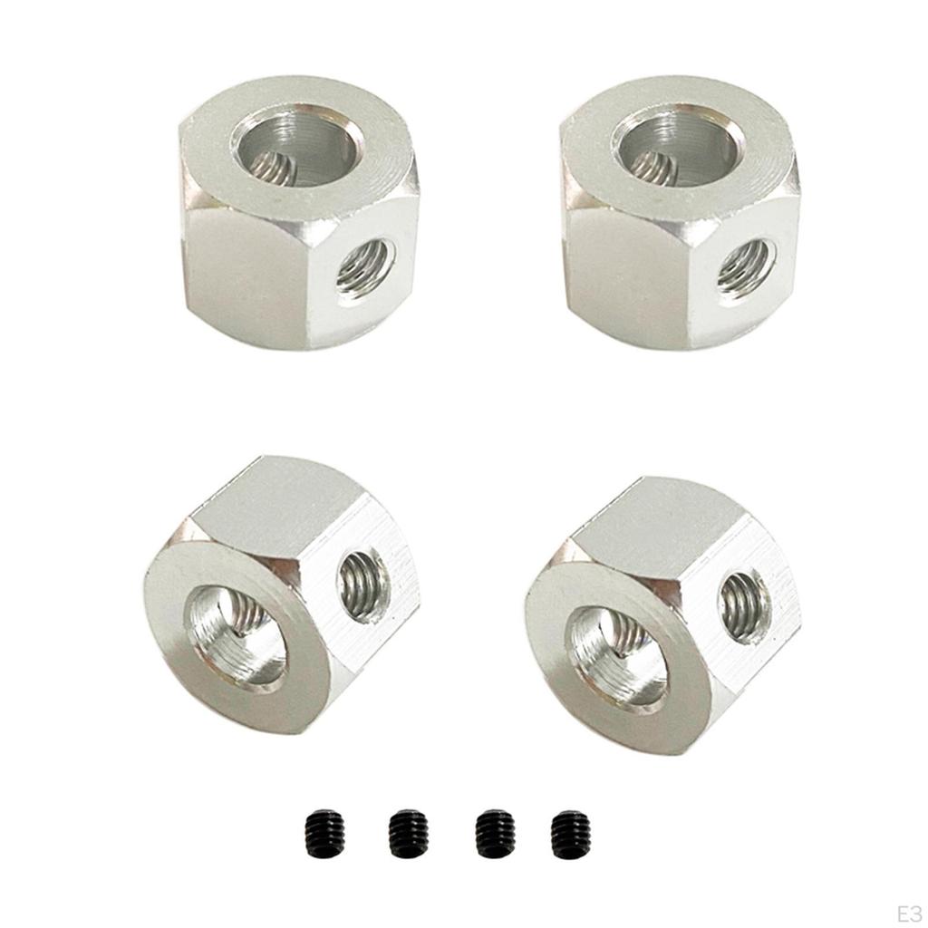 4 5mm To 12mm Wheel Adapter Adaptor for Per 1/16 Scale RC Crawler Truck Trucks
