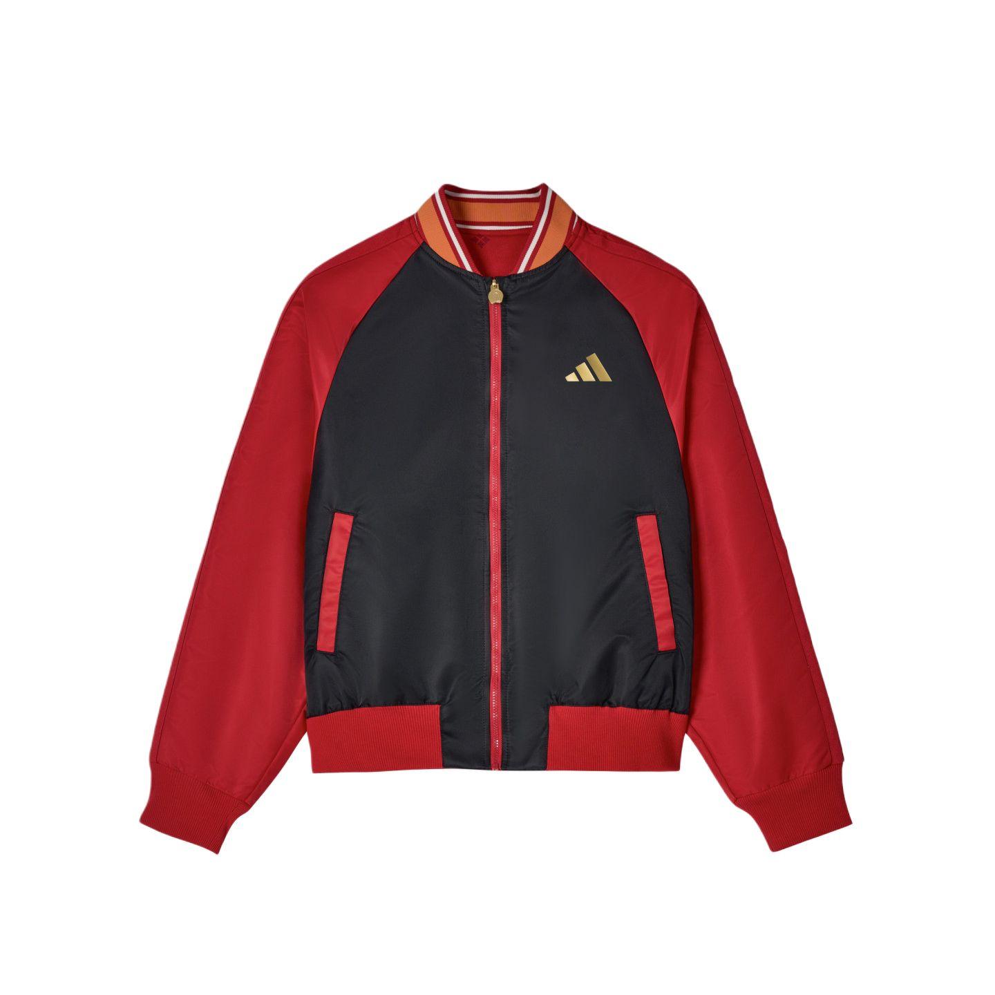 Adidas Удобная Мягкая Куртка Пилот с Воротником-стойкой Двусторонняя Детские Куртки KG5925 140