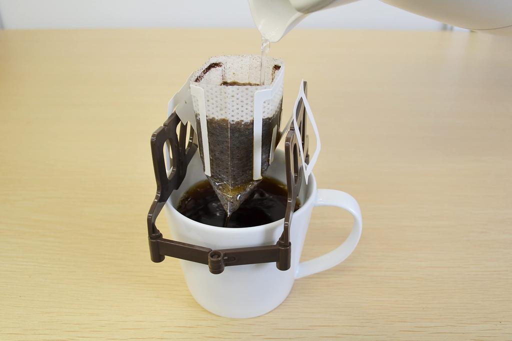 Kokubo Industries Drip Bag Stand (Set of 2) Foldable Coffee Bag Stand, Drip Bag Holder (PolypropyleneMade in Japan) KK-526