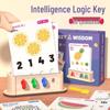 Logic Key Educational Cards: Children's Early Learning, Problem Solving and Brain Development Toys