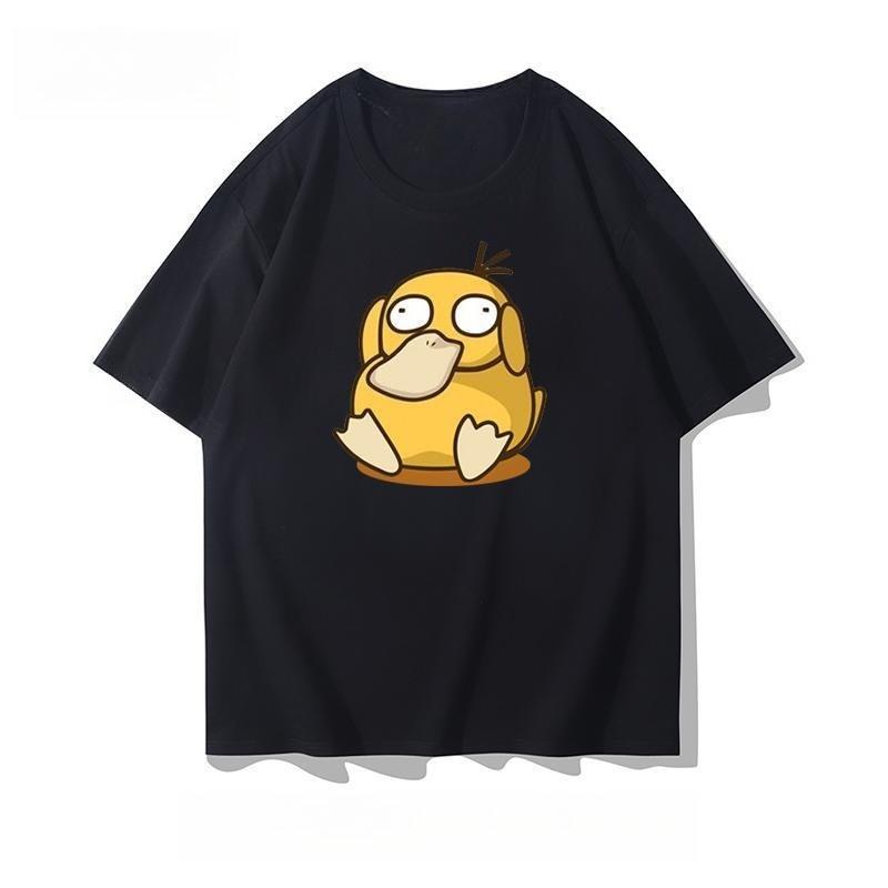 Pokmon Anime Qversion Creative Cotton Tshirt Summer New Item Womens Plus Size Tshirt Y2K Loose Casual Short Sleeved Top