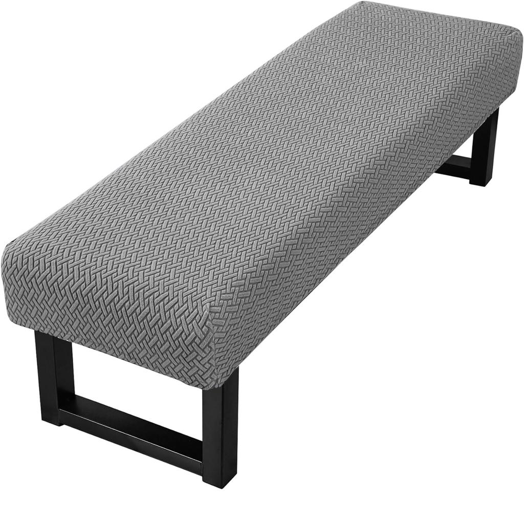Husă elastică jacquard pentru băncuță de sufragerie pentru sufragerie, anti-praf, detașabilă, husă pentru bancă, lavabilă, protecție pentru scaun