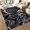 Inter Milan Area Rug Design For Foyer Outdoor Game Room Study Room Antislip Rug Anime Office Decor Birthdaychristmas Gift